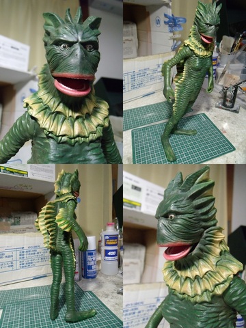 ☆ウェーブ「海底原人ラゴン」: 特撮フィギュア制作回顧録